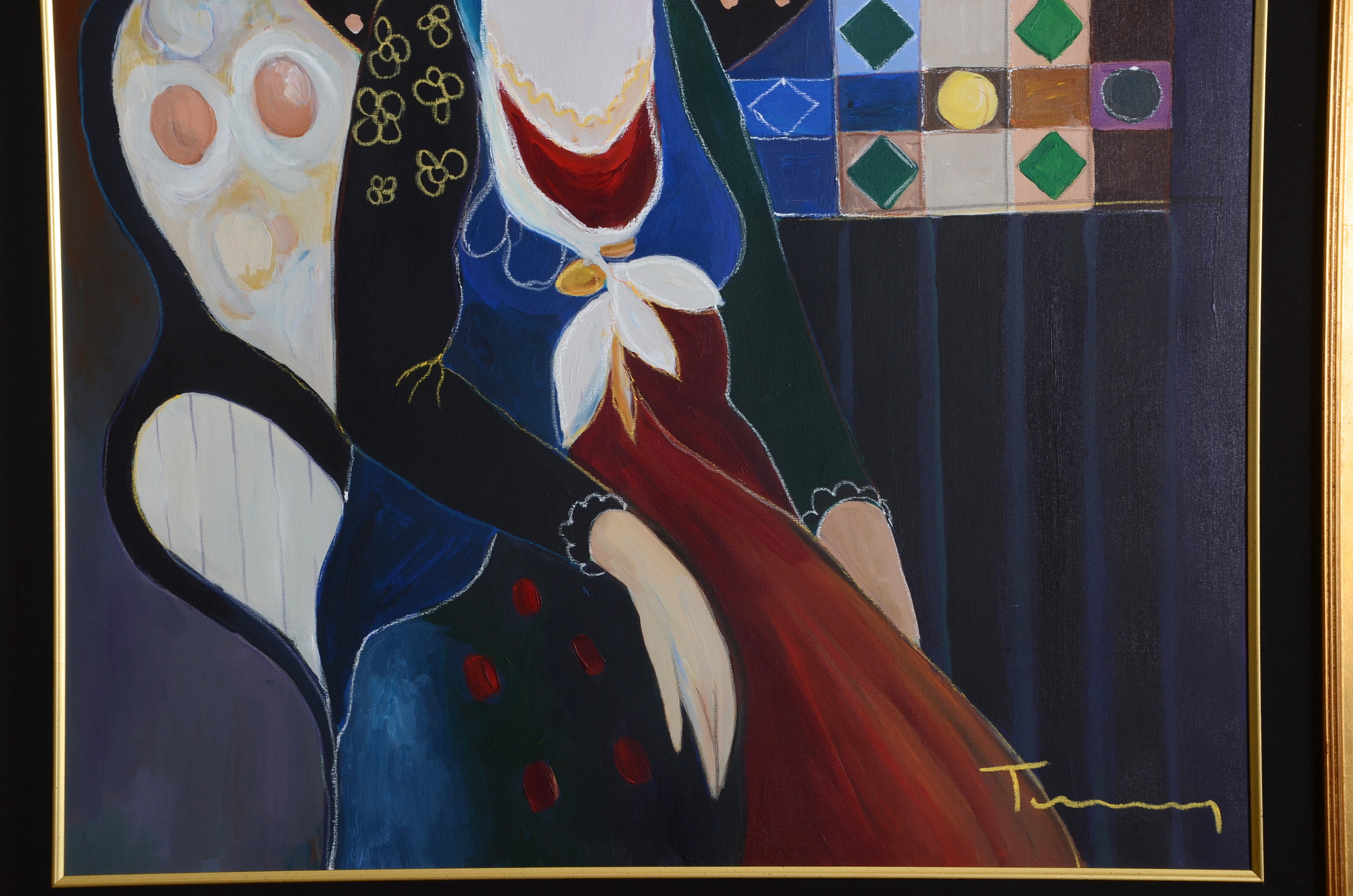 Original Itzchak Tarkay Oil  Painting