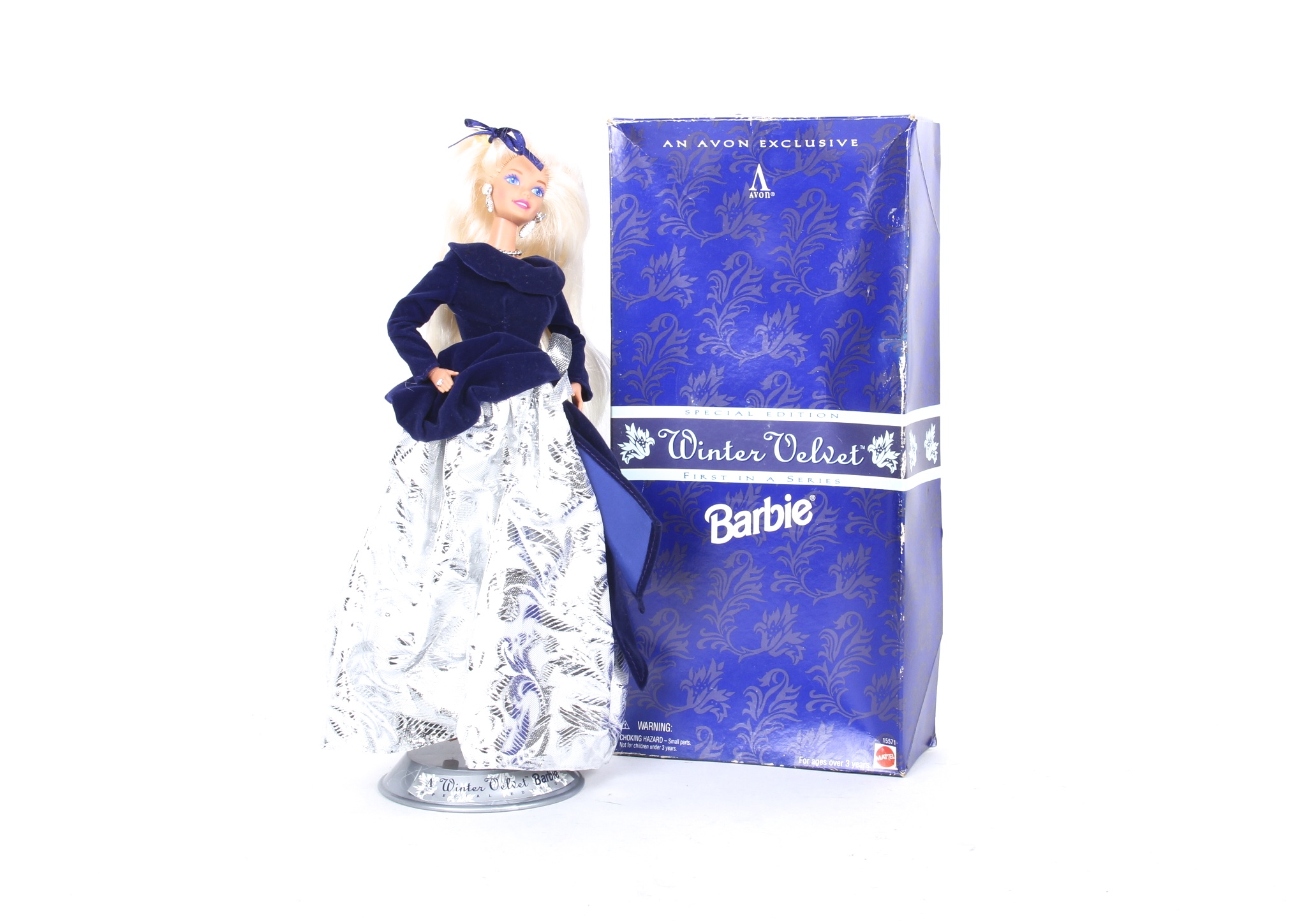 Winter Velvet Barbie Doll - First In  a Series