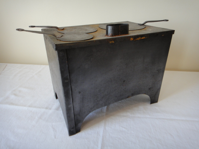 Child's Vintage Metal Toy Stove