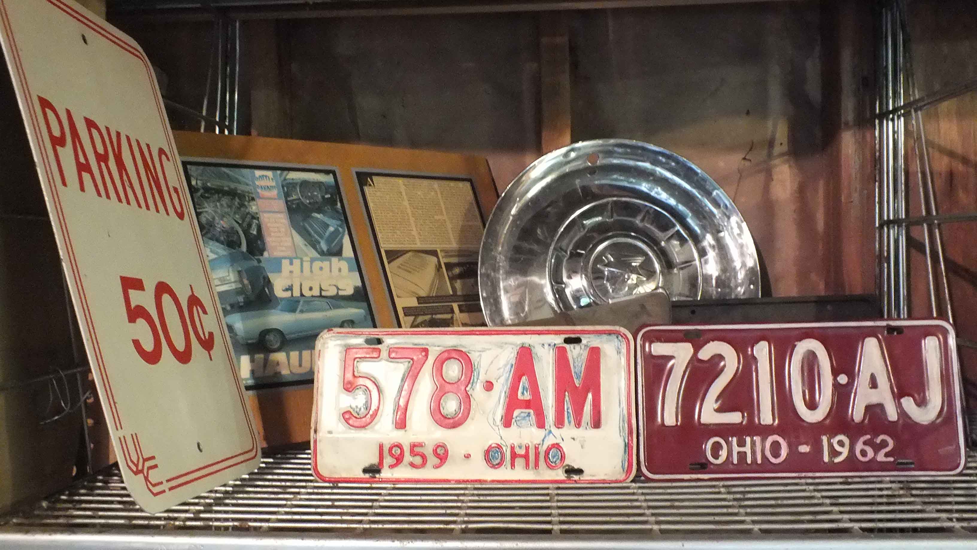 Mid-Century Licence Plates, Buick Speedometer and More, 