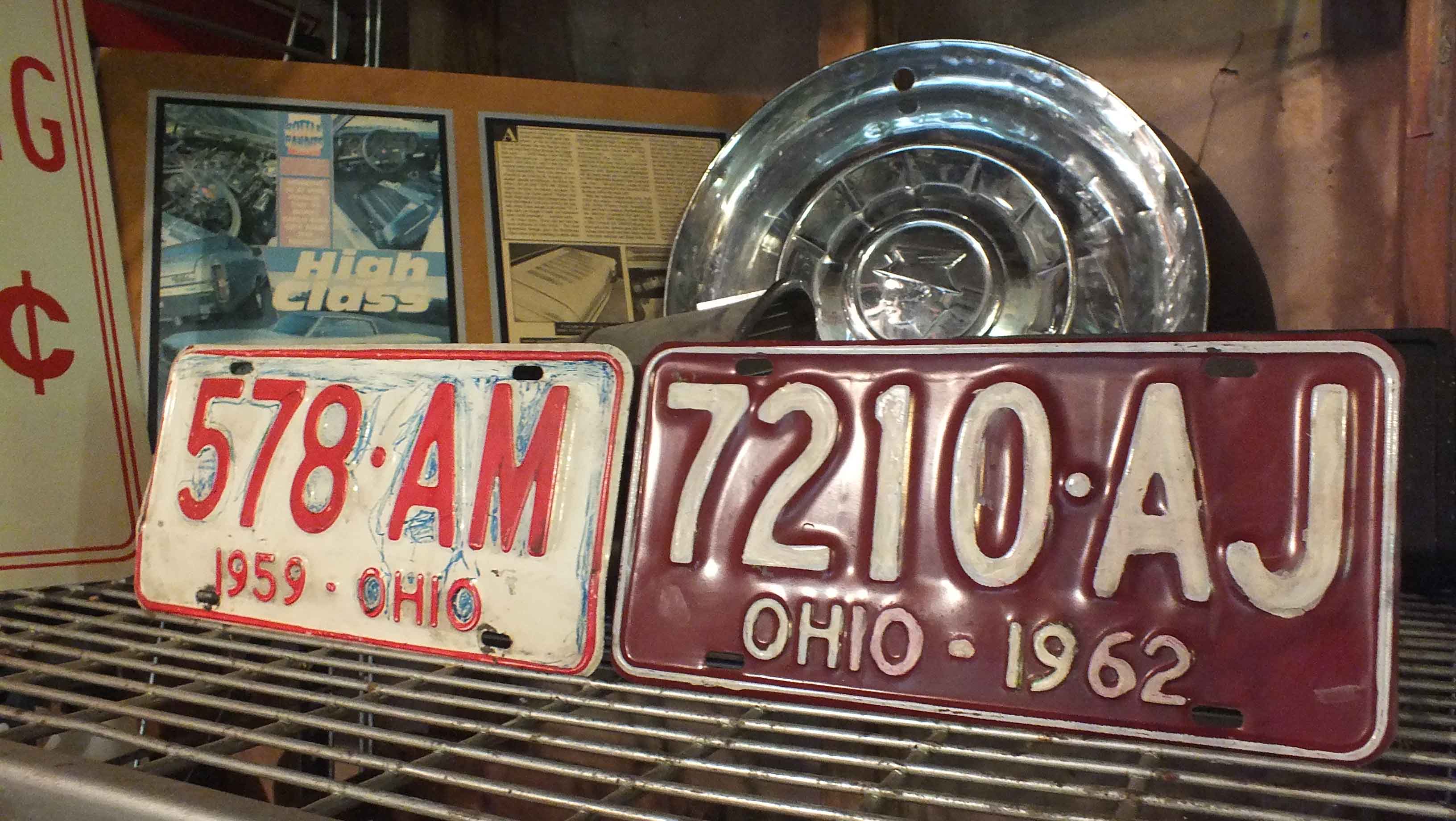 Mid-Century Licence Plates, Buick Speedometer and More, 