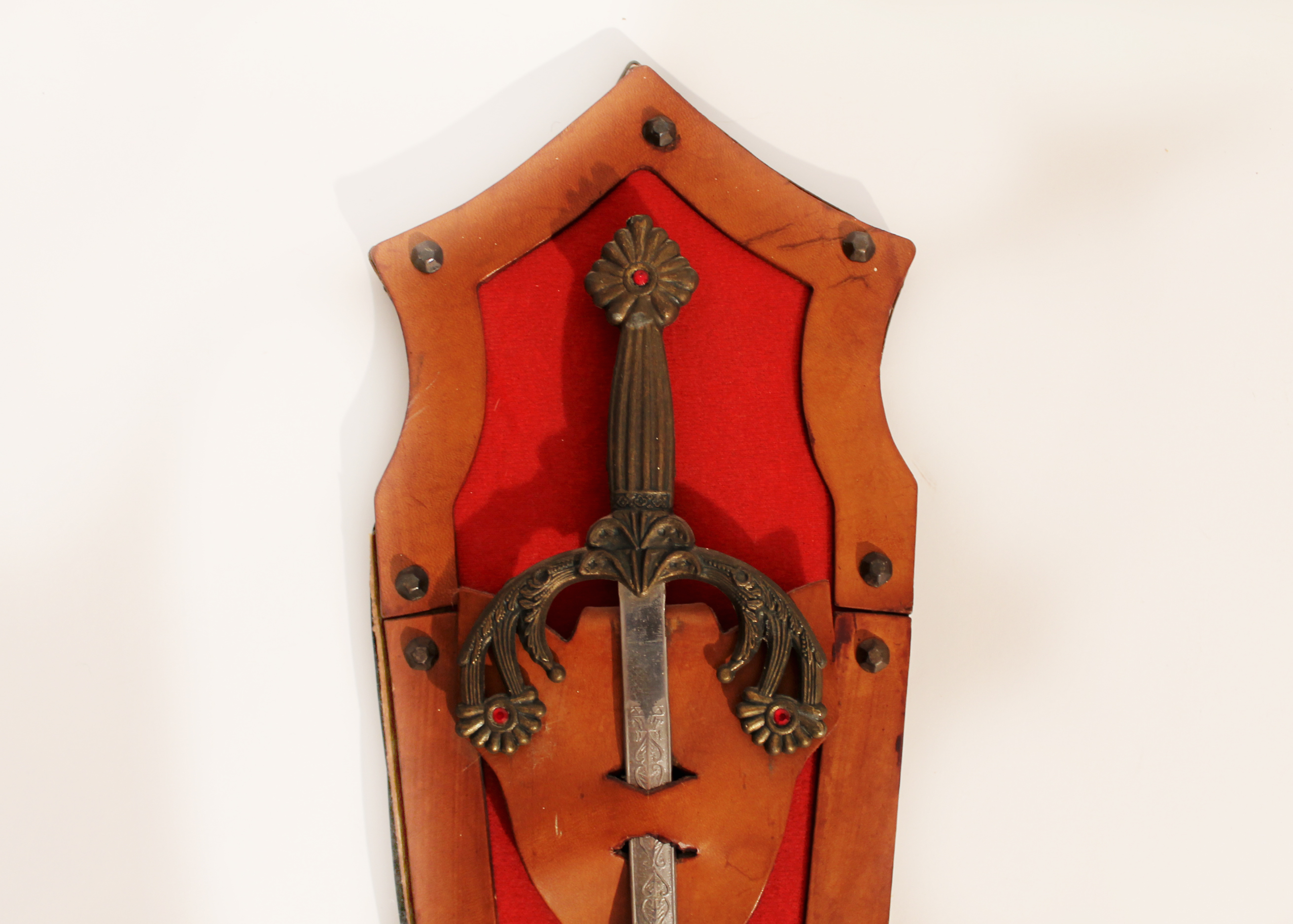 Vintage Decorative Steel Sword with Ornate Handle