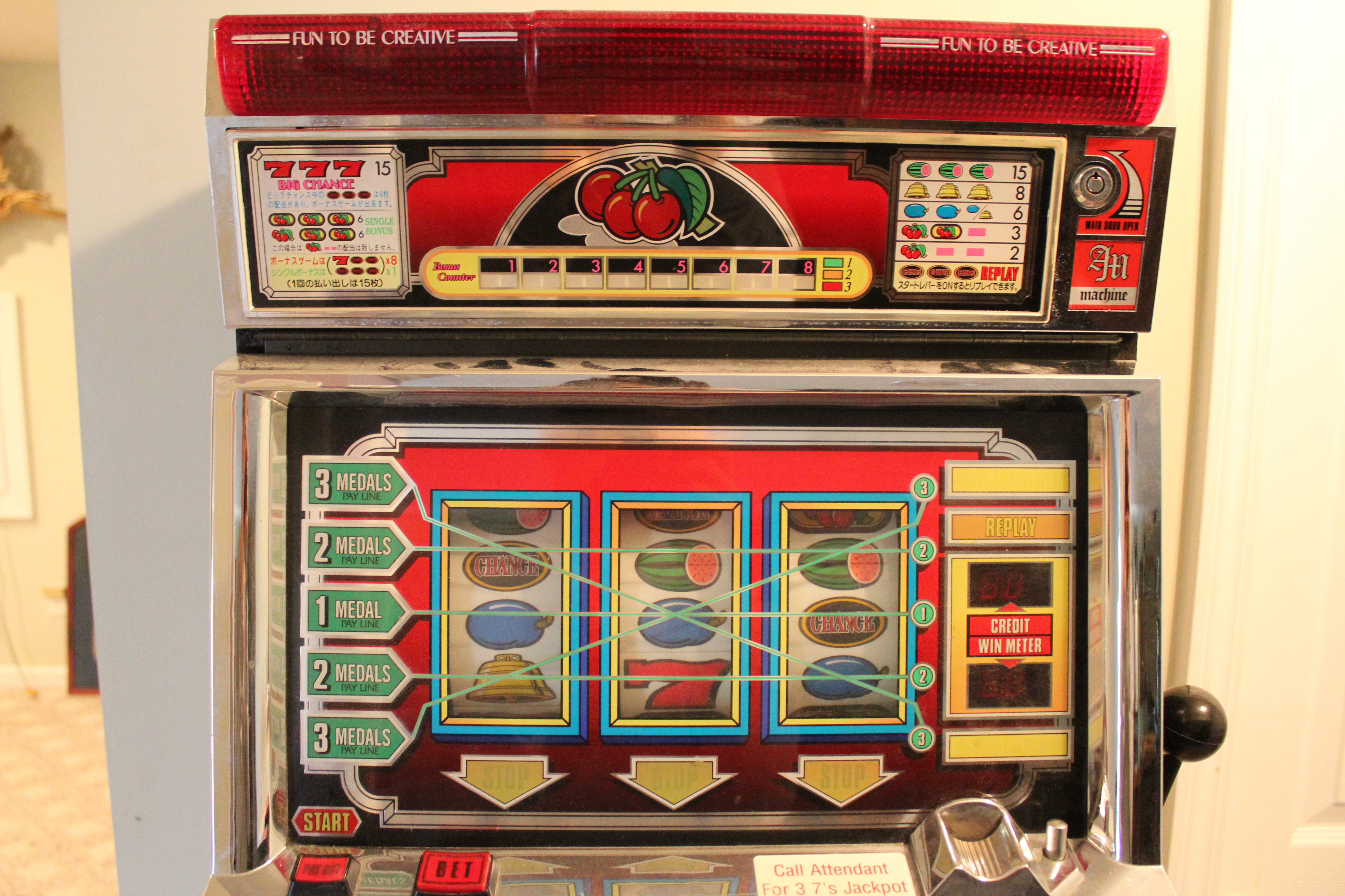 "Cherry Bar" Slot Machine by Electrocoin