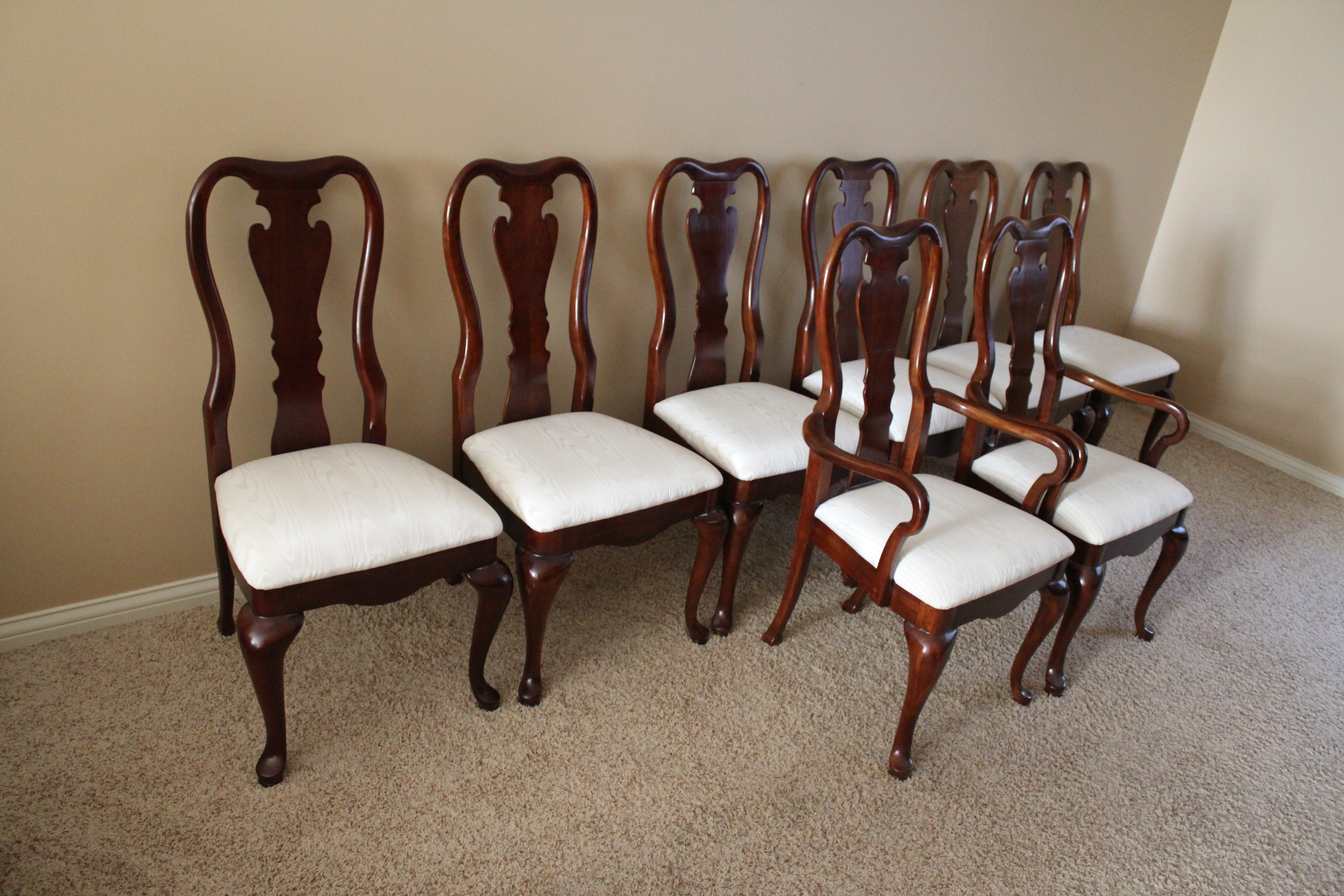 Queen Anne Dining Room Chairs by Thomasville
