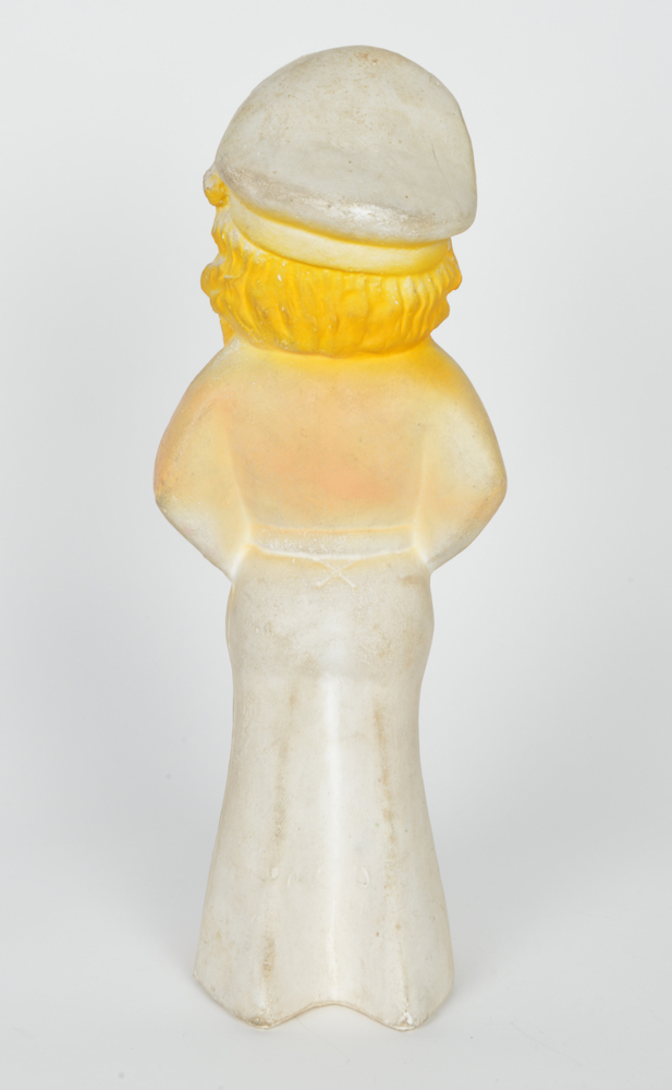 Hand Decorated Chalkware Sailor Girl 