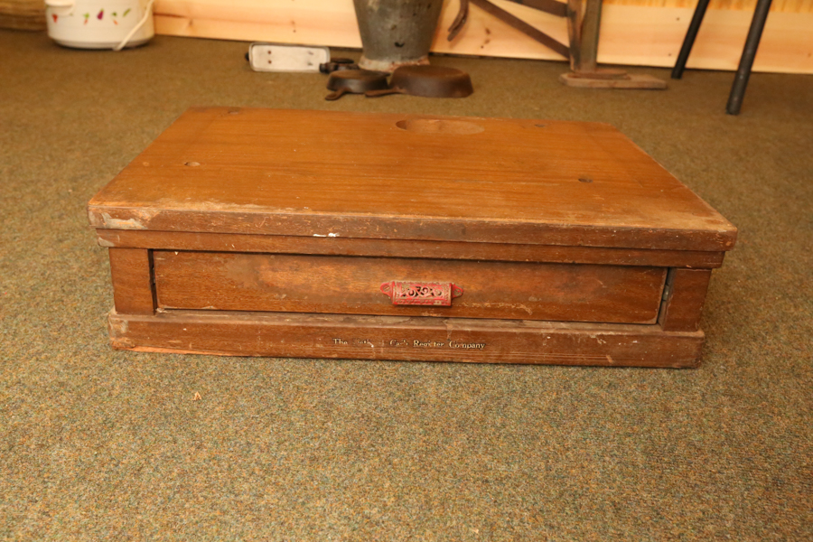 Vintage NCR Wood Cash Drawer