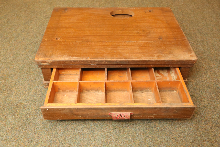 Vintage NCR Wood Cash Drawer