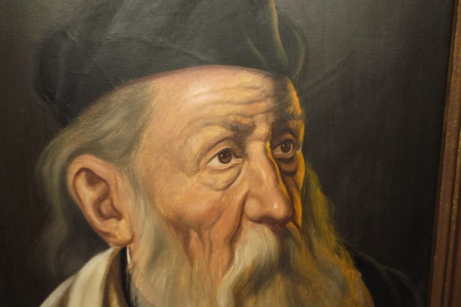 Jeno Gussich Oil on Canvas Portrait Painting 