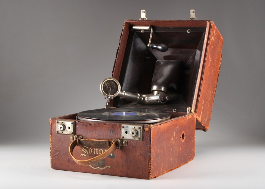 Circa 1920s Sonora Portable Phonograph
