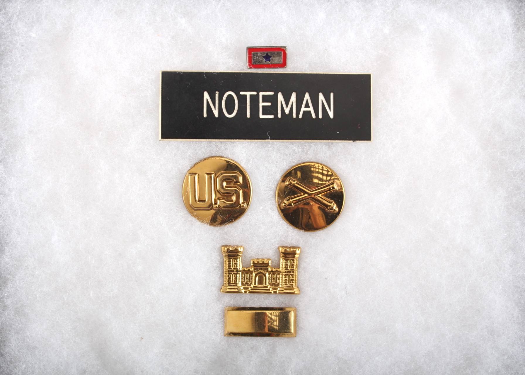 Collection of Military Pins and Collar Devices