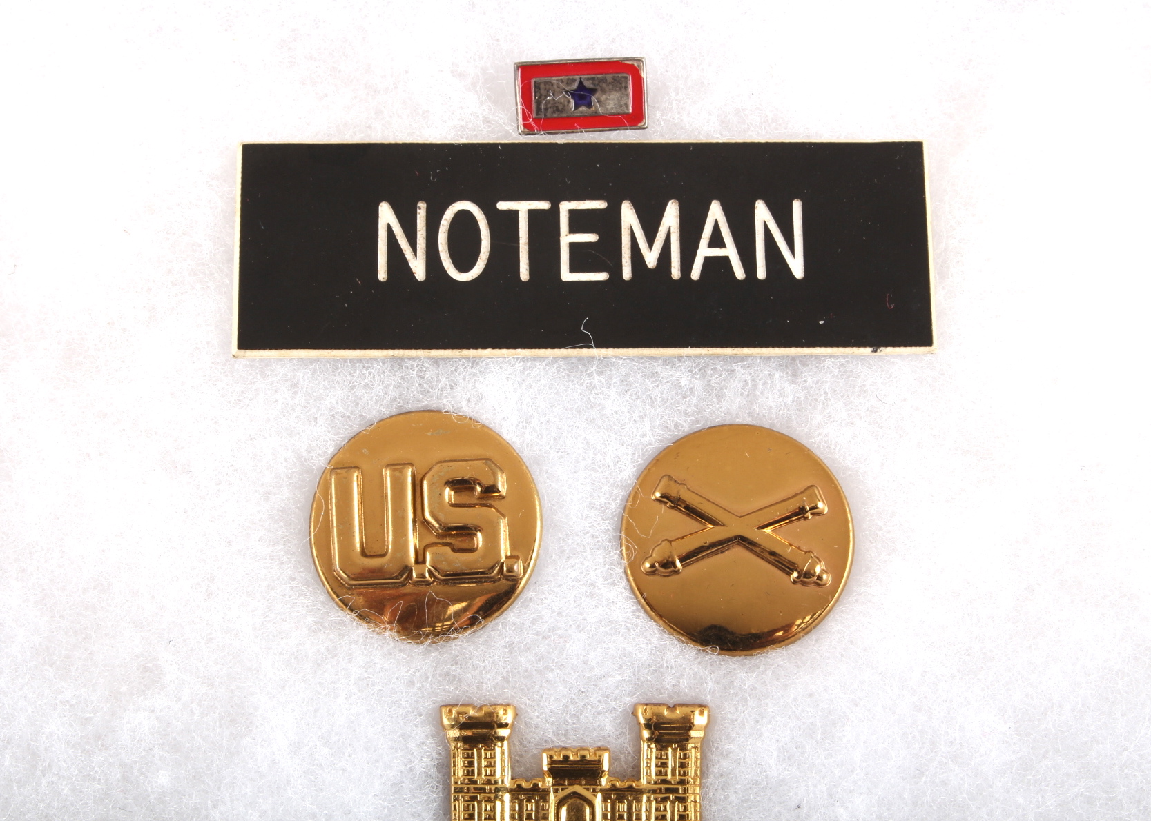 Collection of Military Pins and Collar Devices