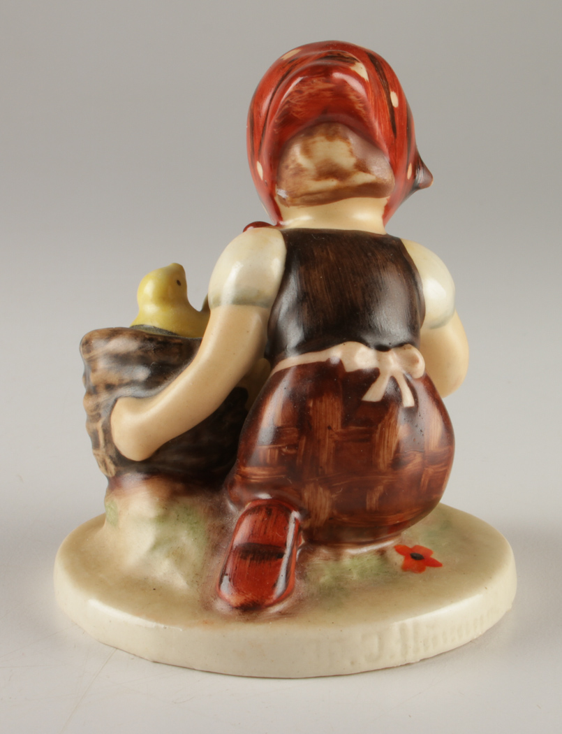 Circa 1935 Hummel "Chick Girl" Figurine 