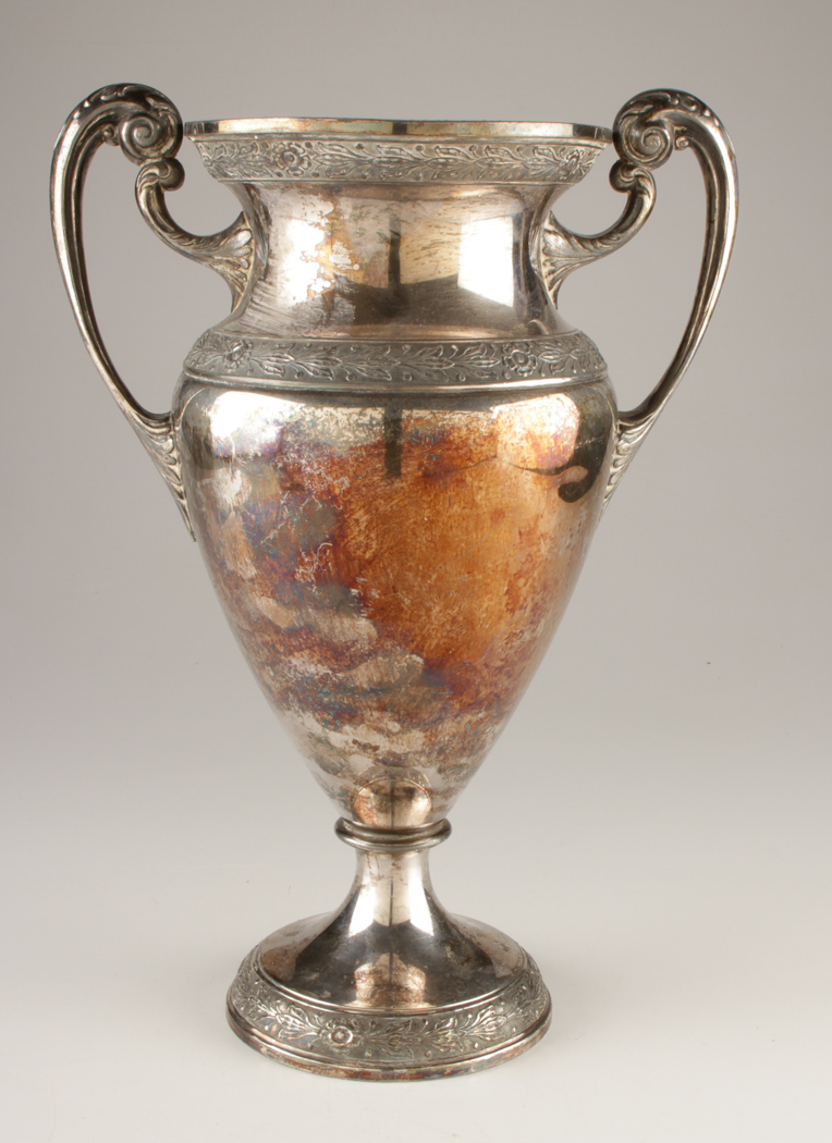 Silver-plate Trophy Vase