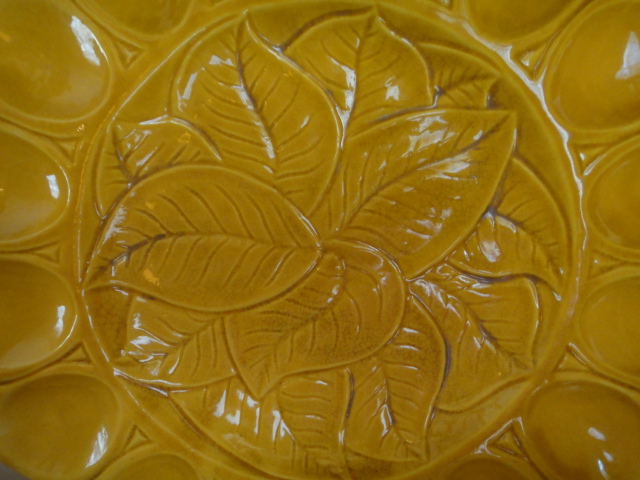 Vintage Ceramic Deviled Egg Plate
