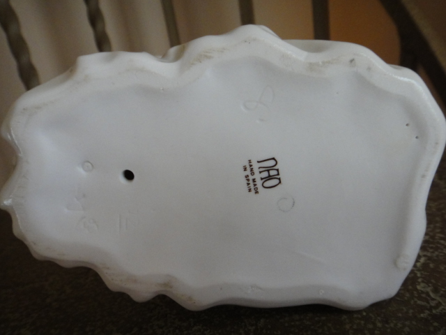 NAO Lladro "Girl Sitting With Puppy Dog" #A-30 Porcelain Figurine