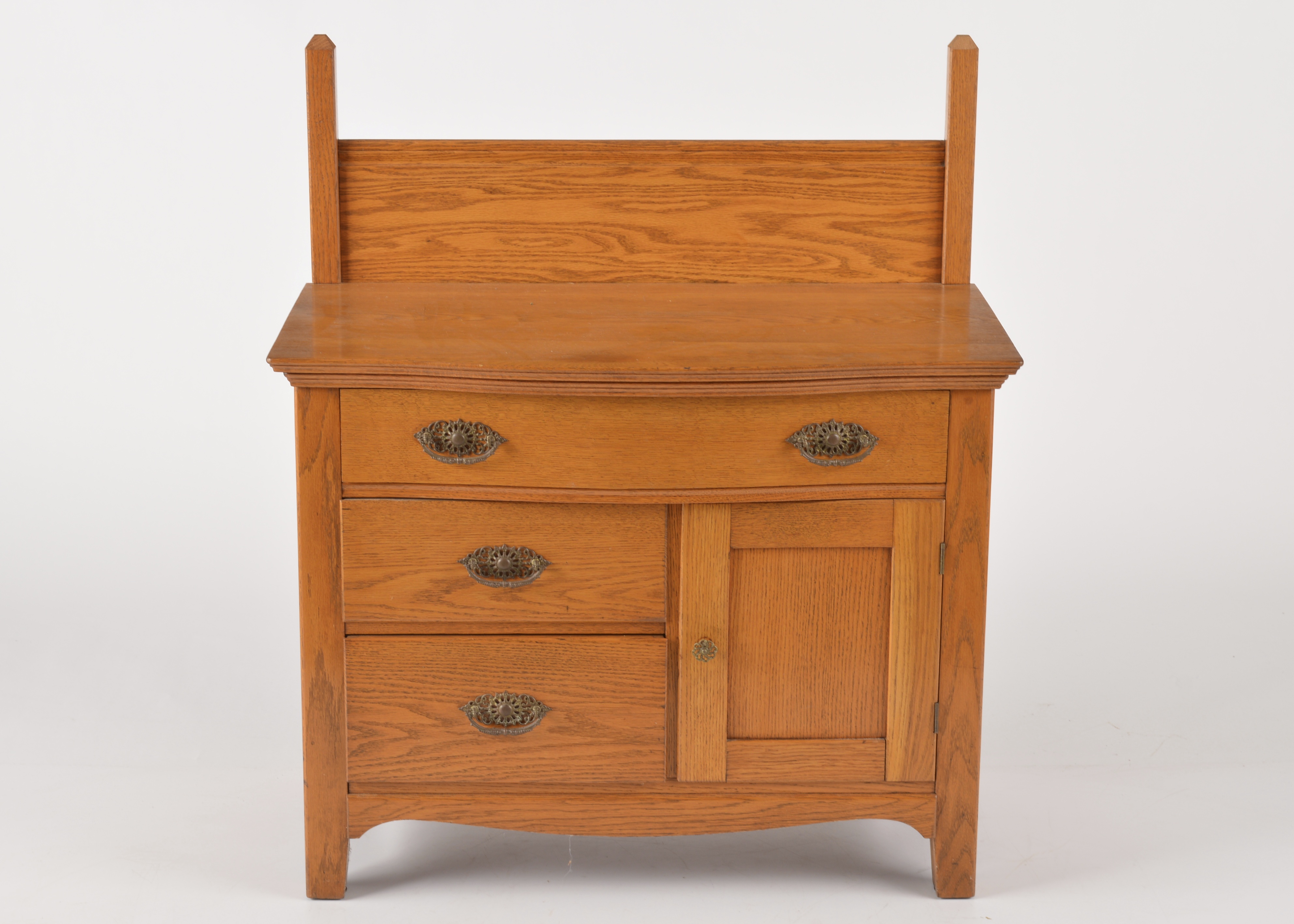 Robert Mitchell American Oak Dry Sink Cabinet