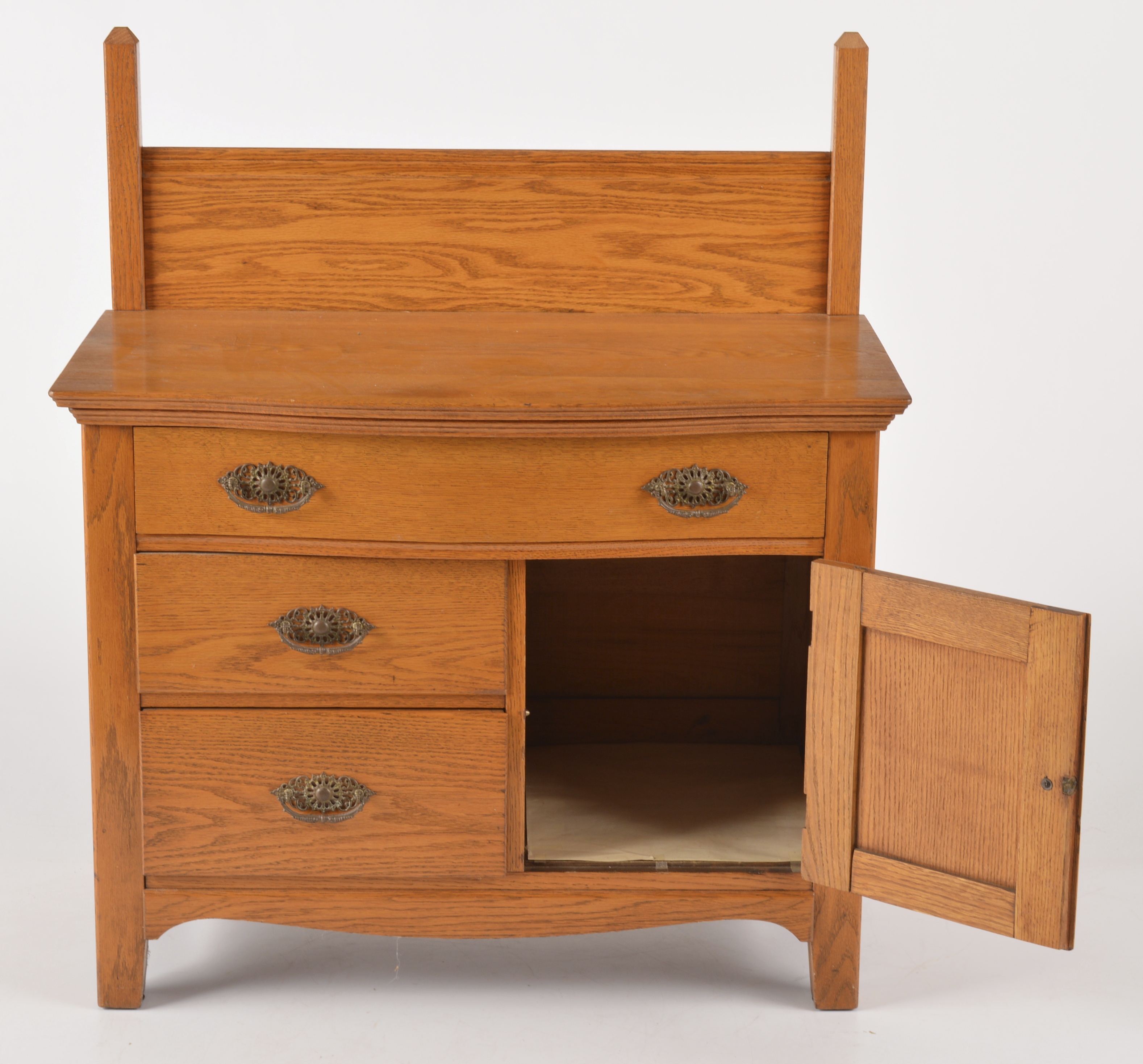 Robert Mitchell American Oak Dry Sink Cabinet