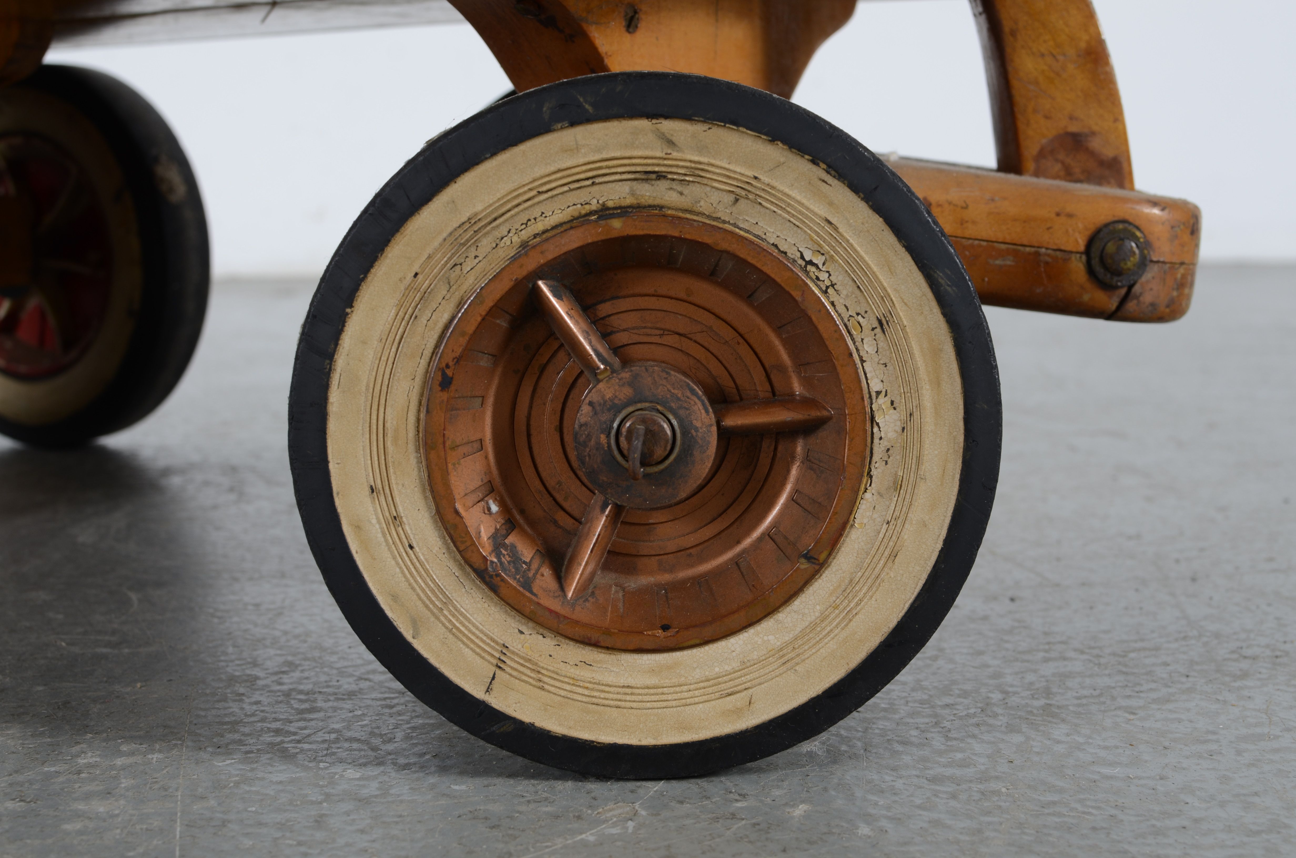 Vintage Homemade Child's Wooden Wagon