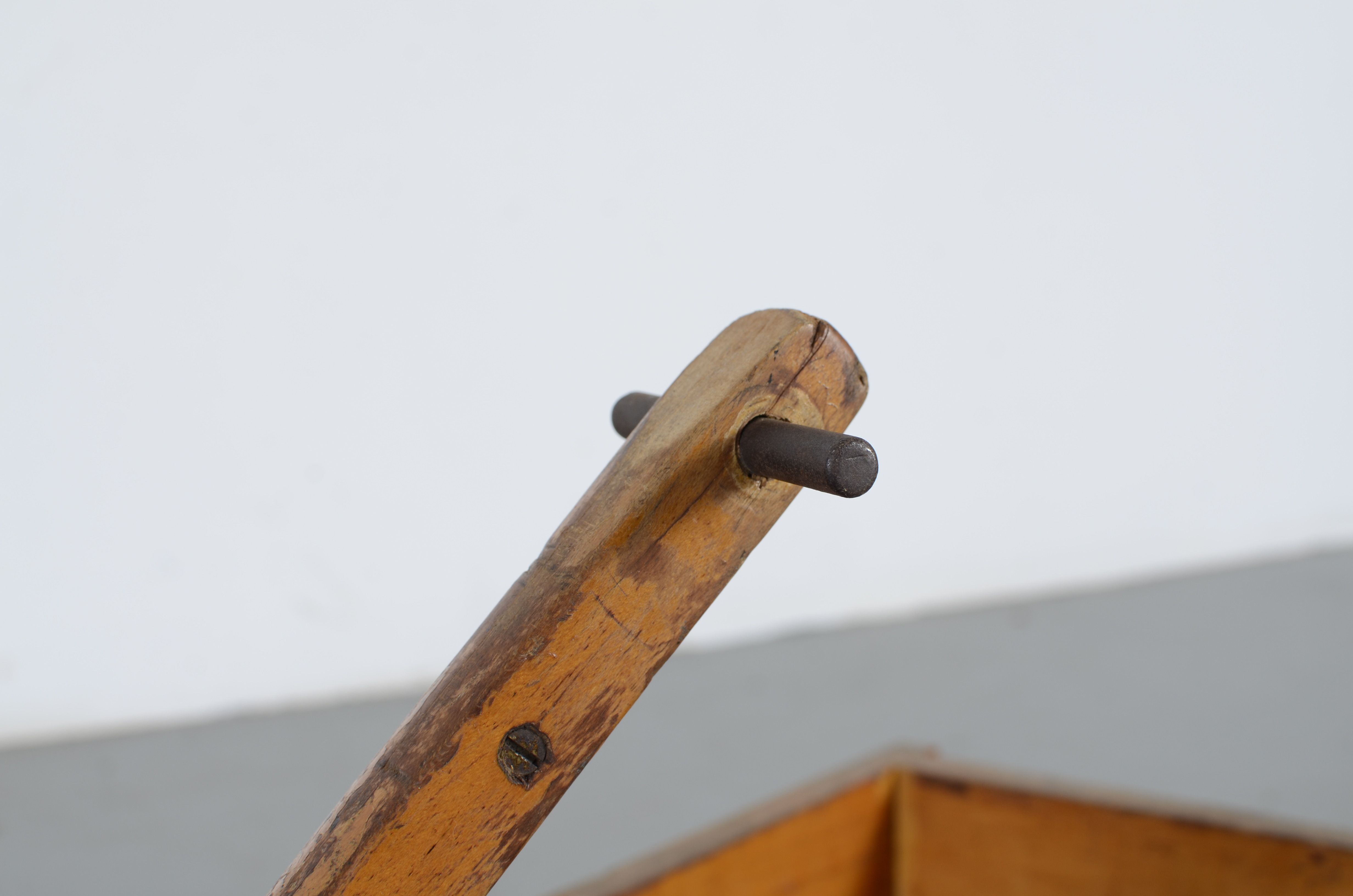 Vintage Homemade Child's Wooden Wagon