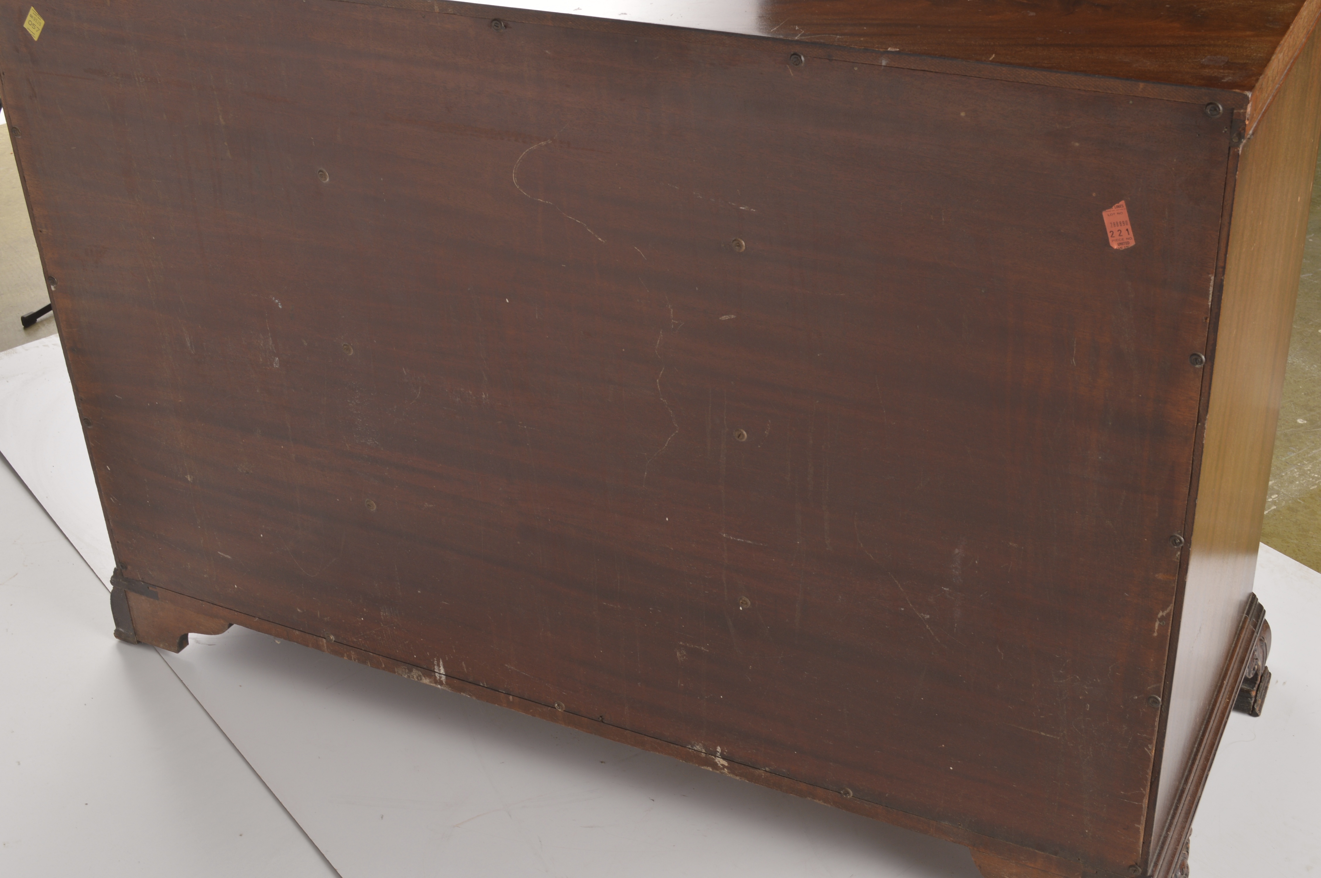 Genuine Mahogany Serpentine Front Chest of Drawers