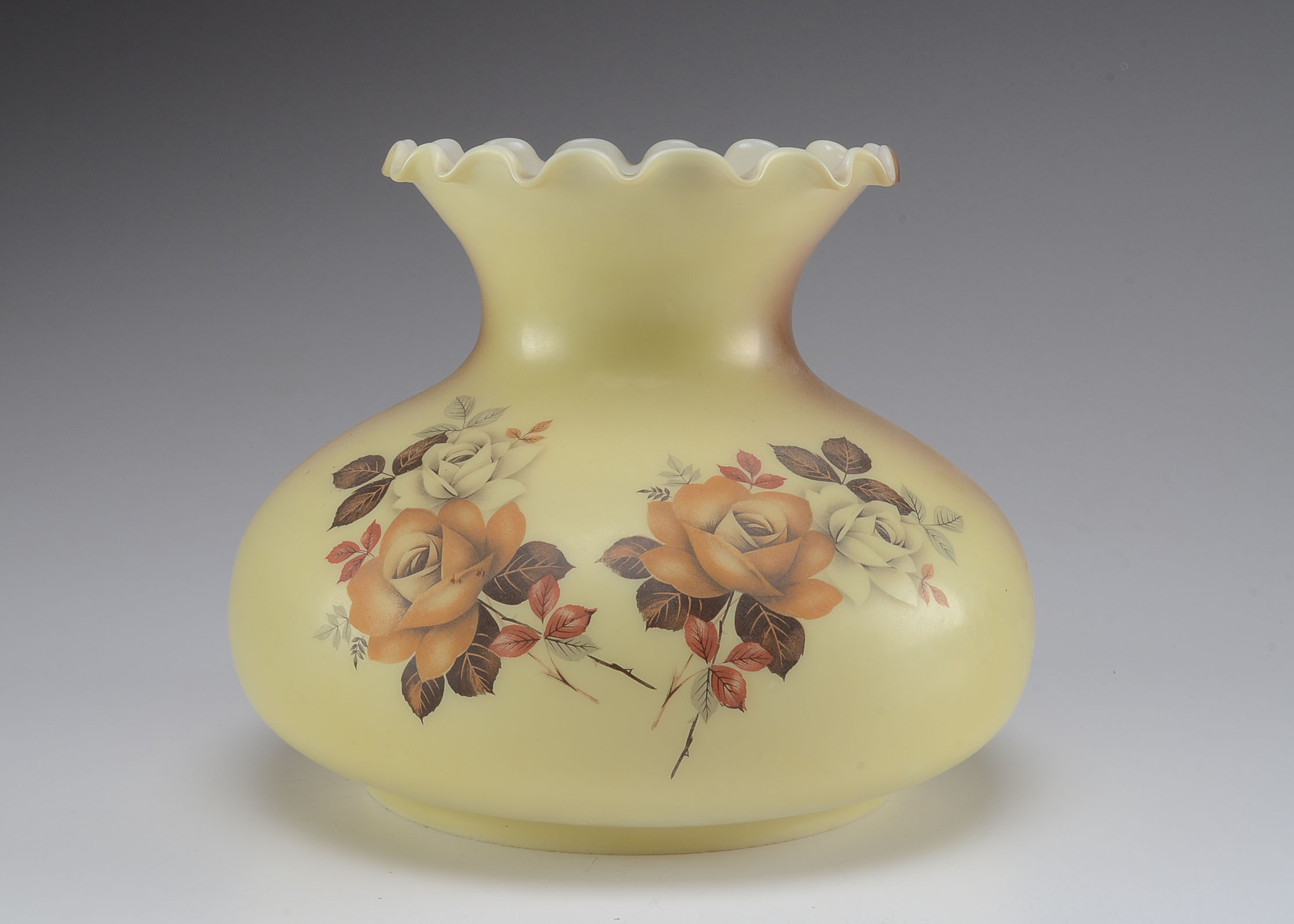 Vintage Oil Lamp and Shades