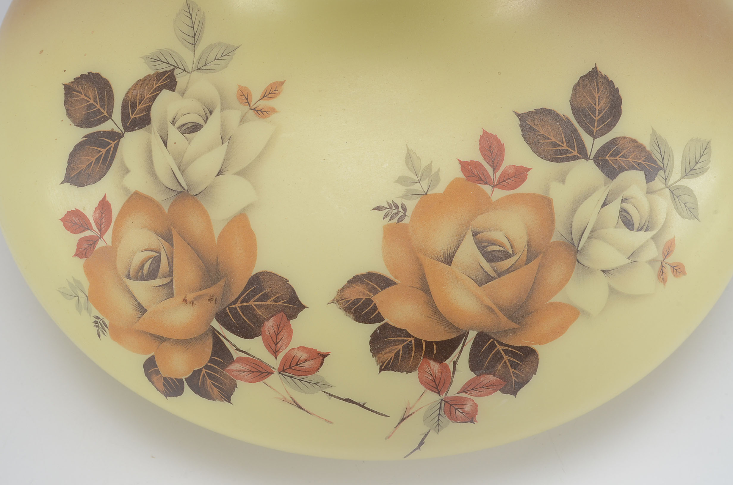 Vintage Oil Lamp and Shades