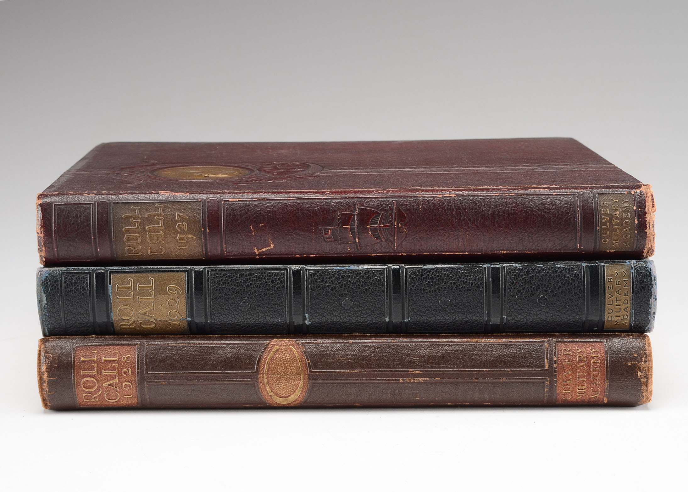 Three Culver Military Academy Yearbooks, 1927-1929