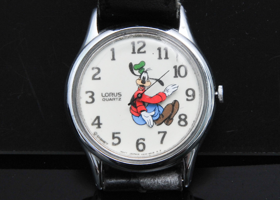 Goofy “Backwards” Quartz Watch, circa 1990's