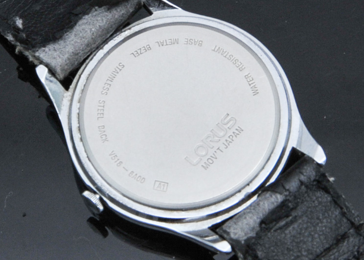 Goofy “Backwards” Quartz Watch, circa 1990's