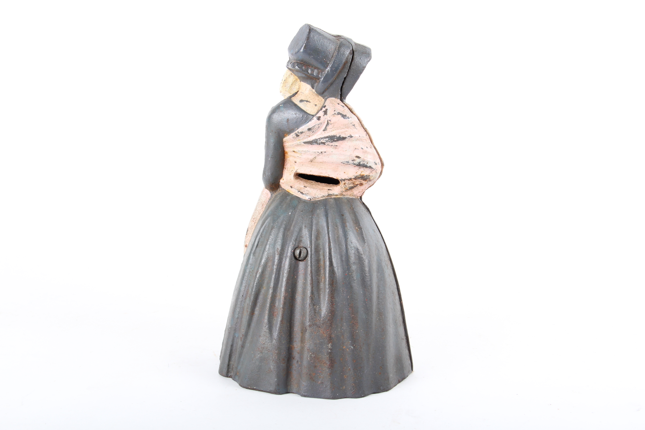 Antique Painted Cast Iron Door Stop