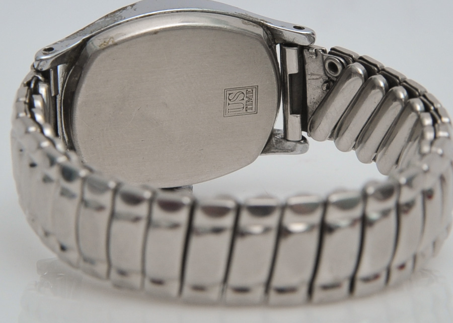 Alice in Wonderland Watch, circa 1950 with Vintage Stretch Band