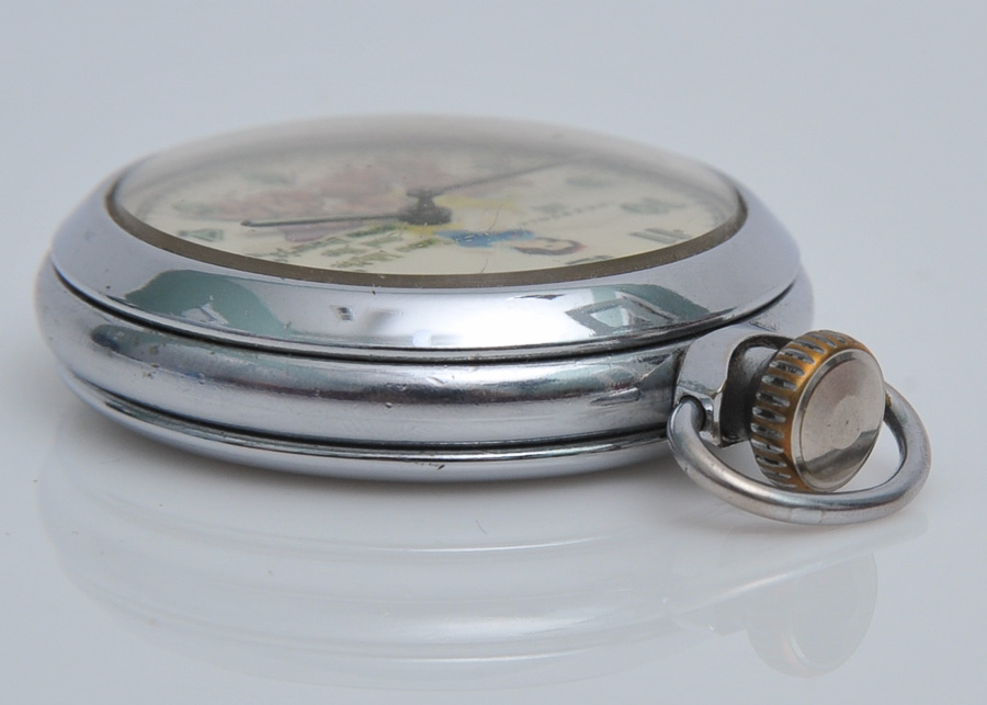 Vintage Snow White and The Seven Dwarfs Pocket Watch by Ingersoll