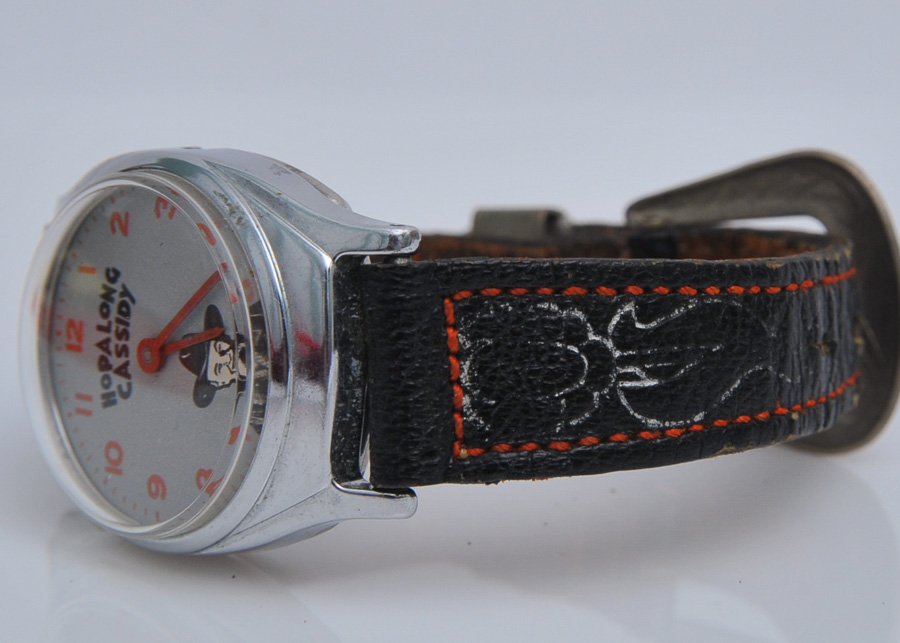 Two Hopalong Cassidy Watches, circa 1950 and 1994