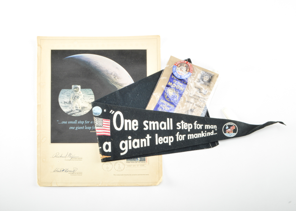1969 Moon Landing Commemorative Items 