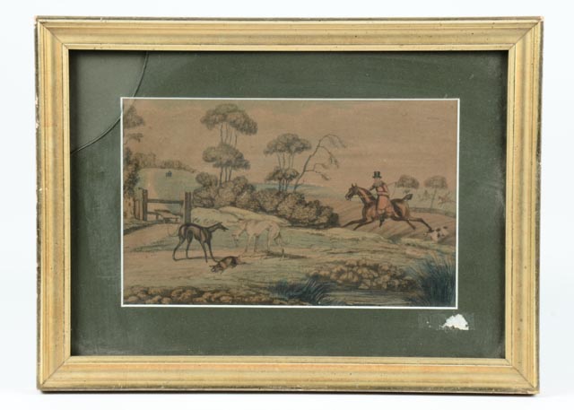 Framed Hunt Print