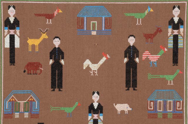 Hmong Embroidery Piece