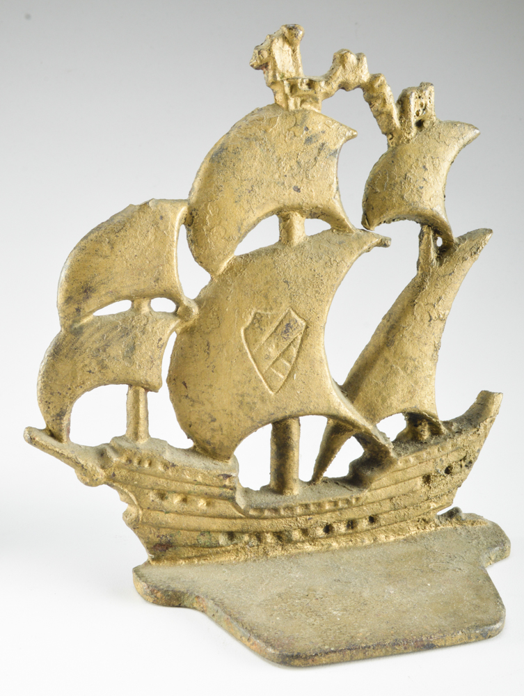 Two Antique Sail Ship Collectables