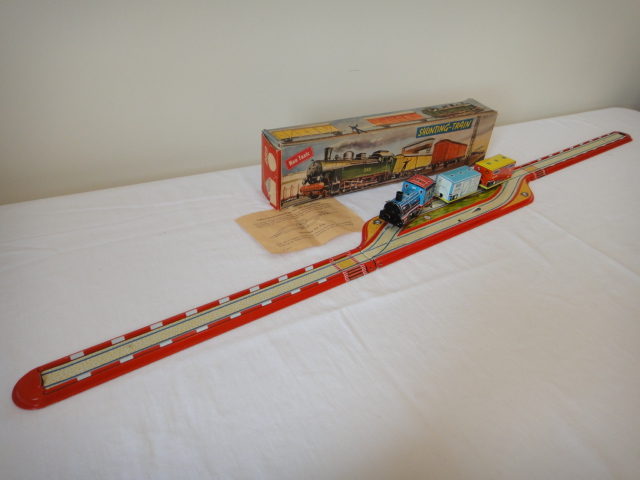 1950s TECHNOFIX German Made Shunting Train Lithograph Tin #289