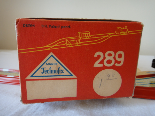 1950s TECHNOFIX German Made Shunting Train Lithograph Tin #289