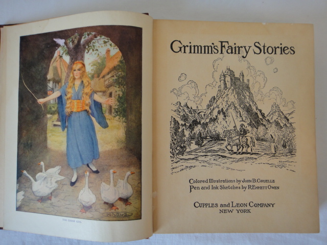 Vintage 1922 Copy of Grimm's Favorite Stories