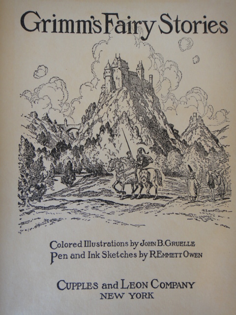 Vintage 1922 Copy of Grimm's Favorite Stories