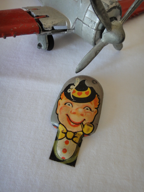 Vintage Hubley Kiddy Plane, Auburn Rubber Truck, Marx Transport +