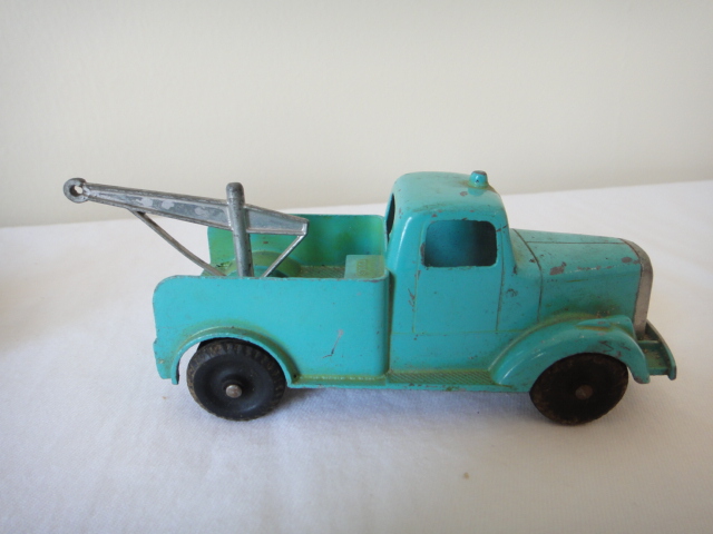 Vintage 1950s Tootsietoy Cast Metal Trucks, Bus and Carriers