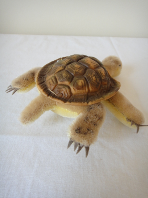 Vintage 1950s Steiff Turtle "Slo" Stuffed Animal