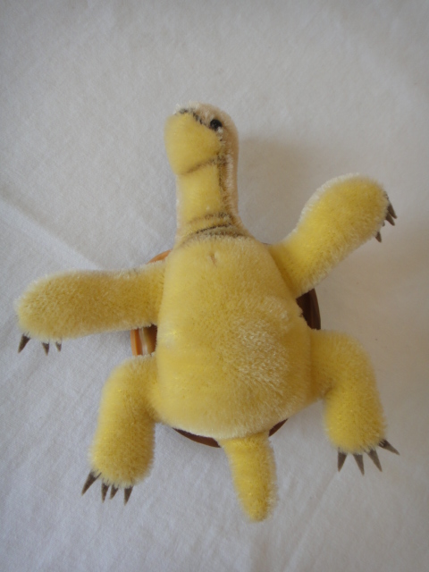 Vintage 1950s Steiff Turtle "Slo" Stuffed Animal