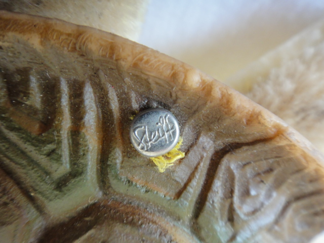 Vintage 1950s Steiff Turtle "Slo" Stuffed Animal