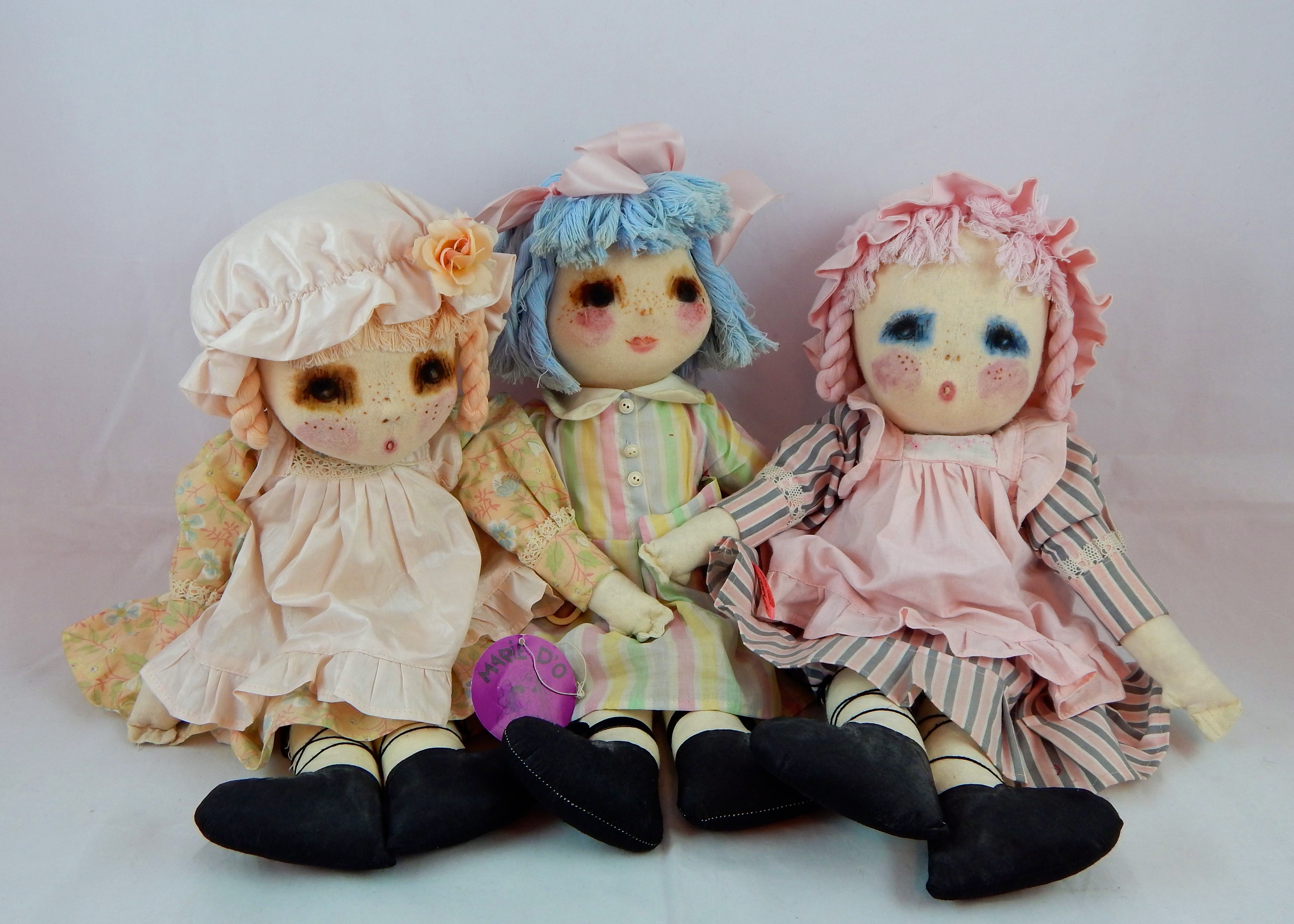 Rare Collection of Marie d'O French Dolls