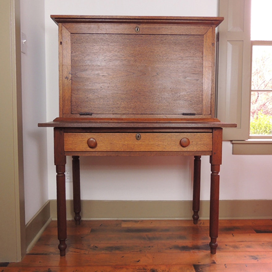 Antique 1800s Plantation Desk 