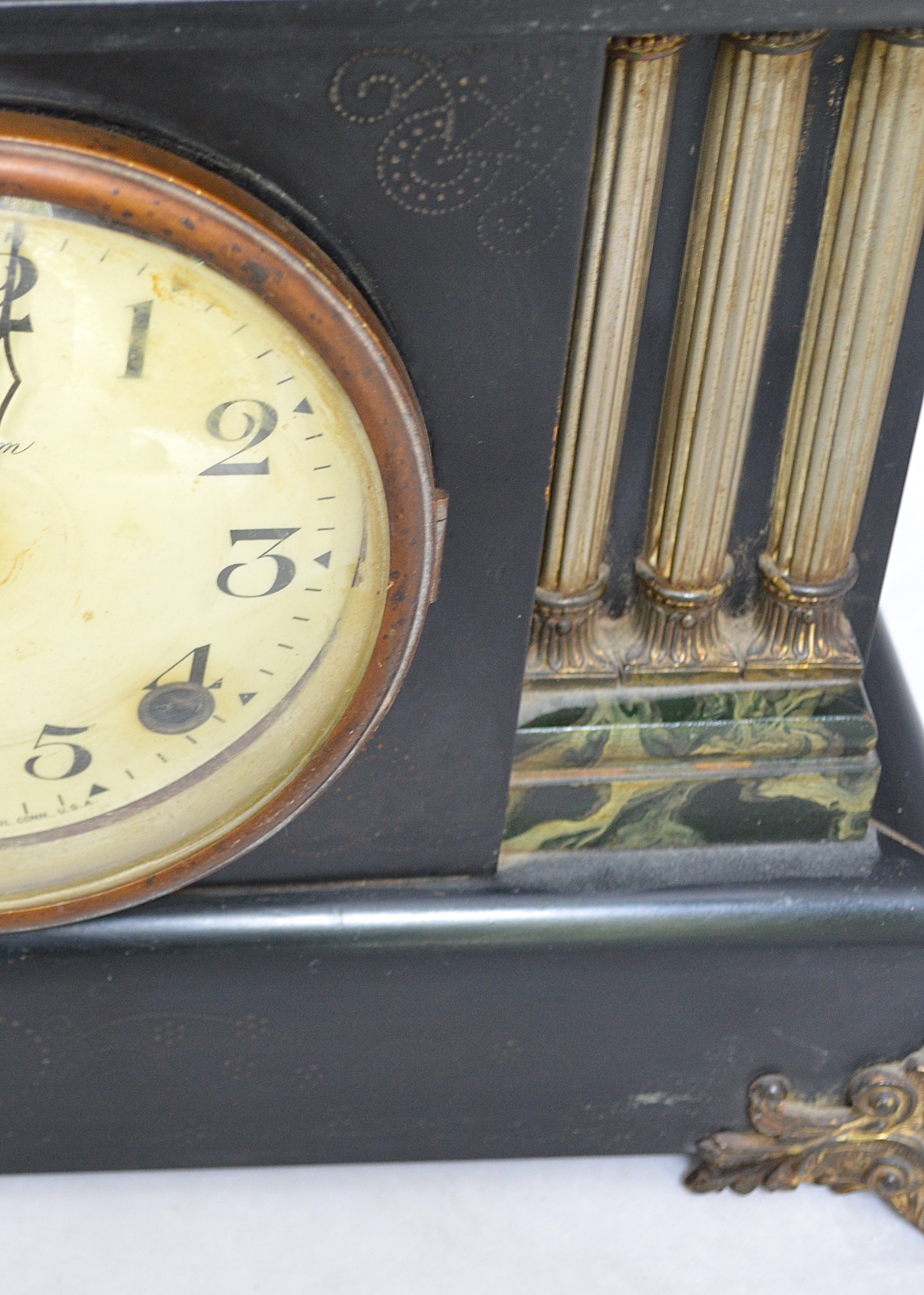 Antique E. Ingraham Company Mantel Clock