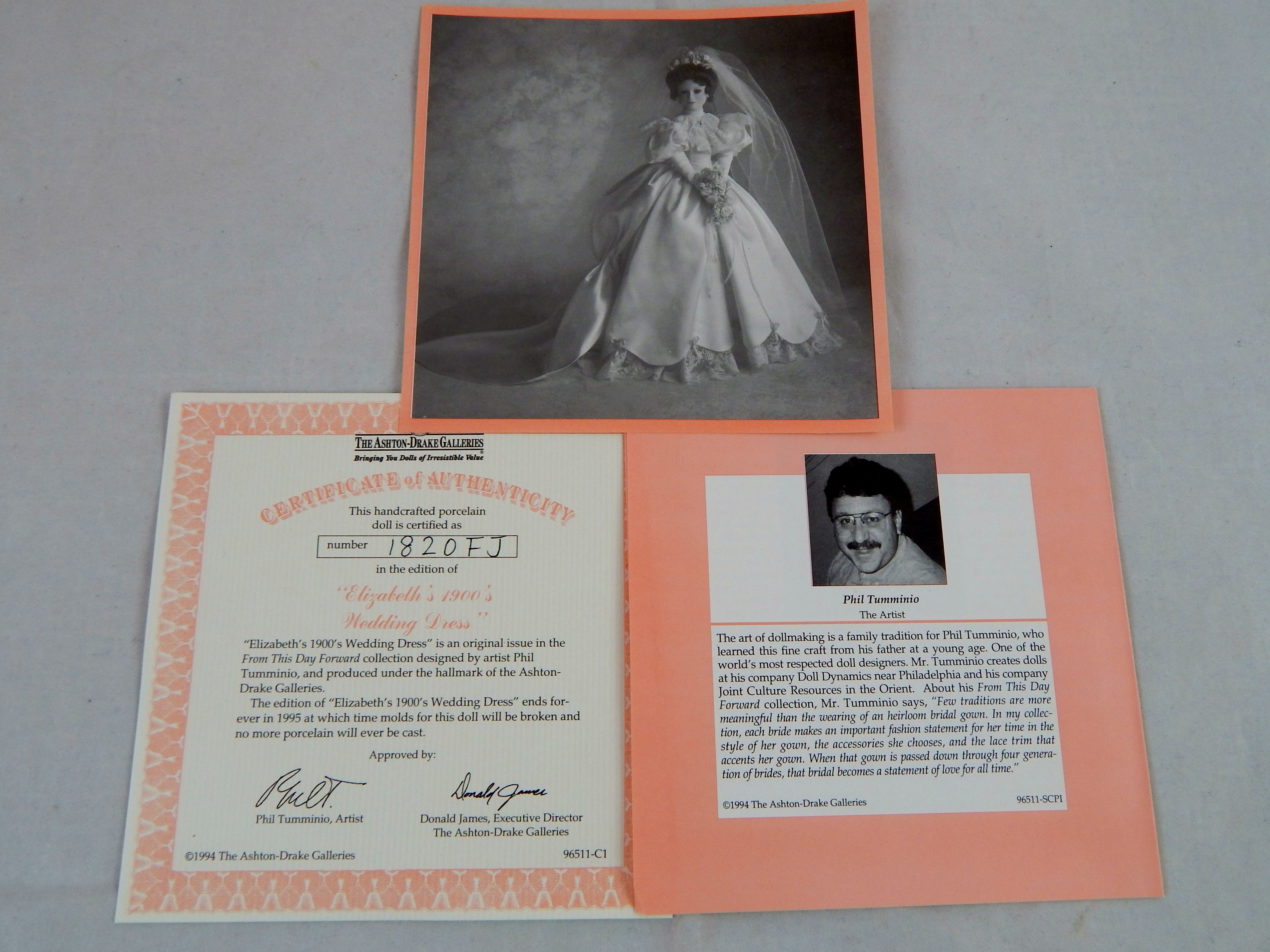 "Elizabeth" Doll  by Ashton-Drake